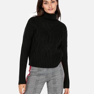 Express black turtle neck